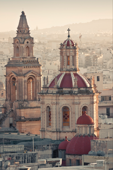 Sliema Skyline at Dusk.